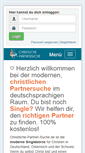 Mobile Screenshot of christliche-partner-suche.de