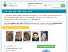 Tablet Screenshot of christliche-partner-suche.de